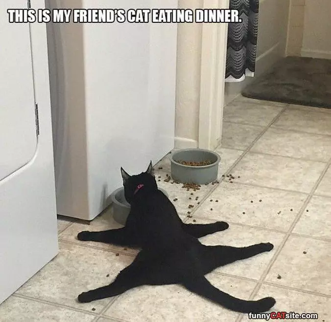 Eating Some Dinner