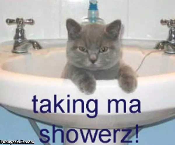 Taking A Shower