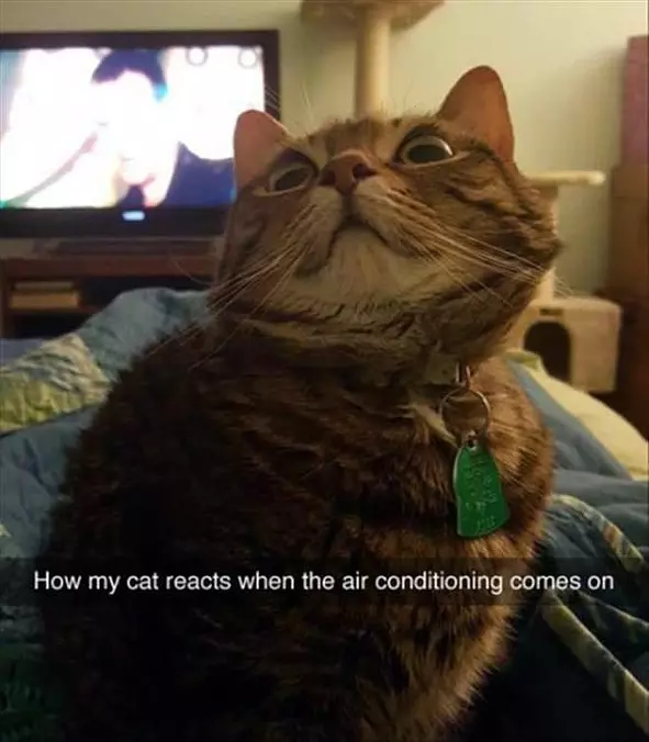 The Air Conditionining Comes On