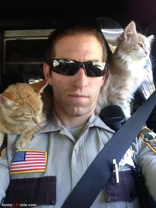 With The Officer