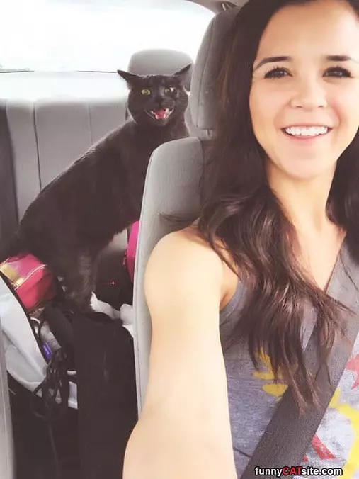 Posing In The Car